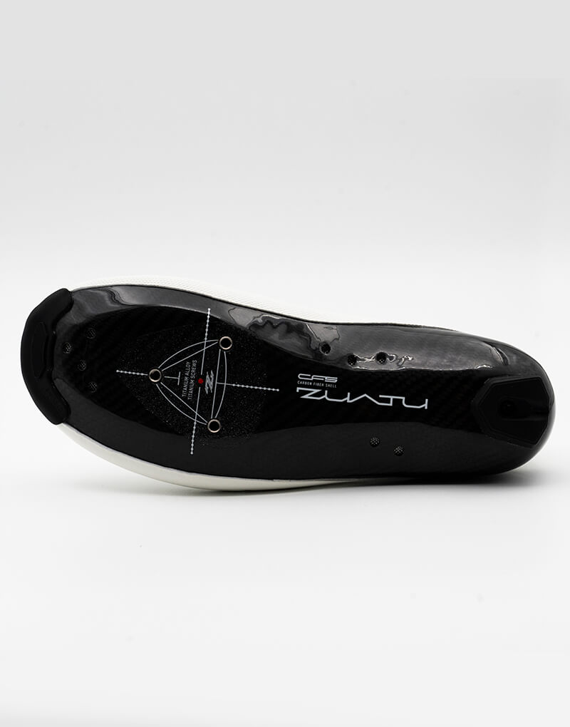 ZUATU Z001 Cycling Shoes White-Gold