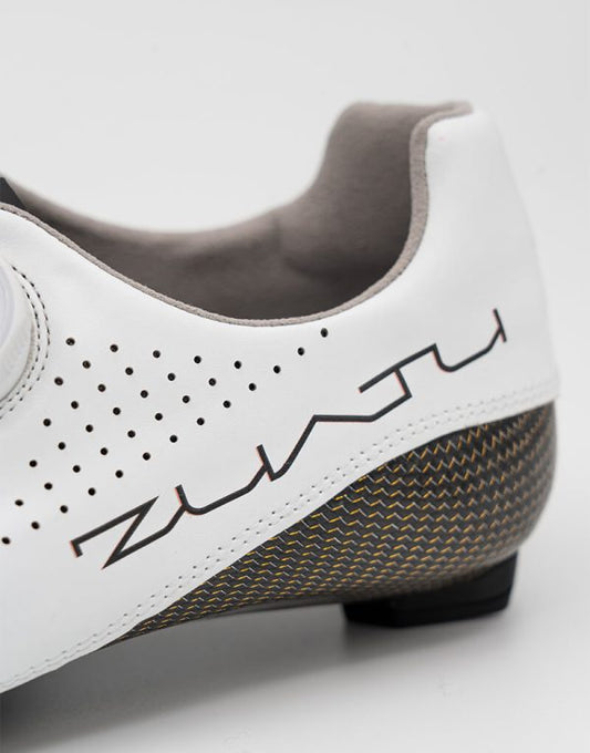 Zuatu Z001 PRO Cycling Shoes - white-gold